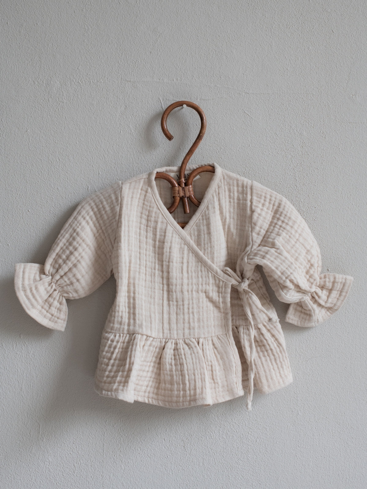Muslin Newborn Ruffle Kimono Set