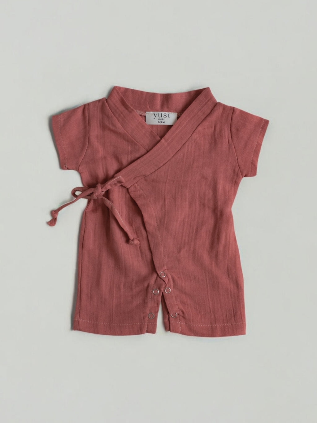 Short Sleeve Baby Kimono Bodysuit
