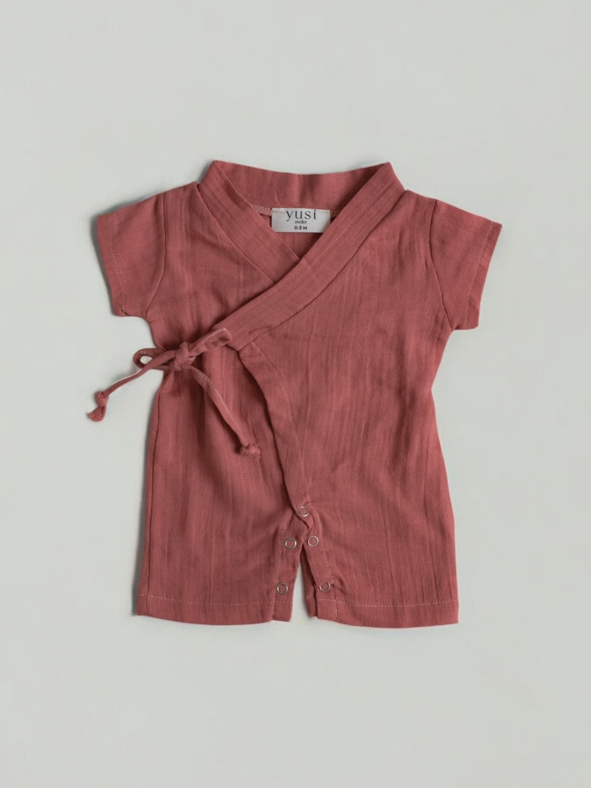 Short Sleeve Baby Kimono Bodysuit