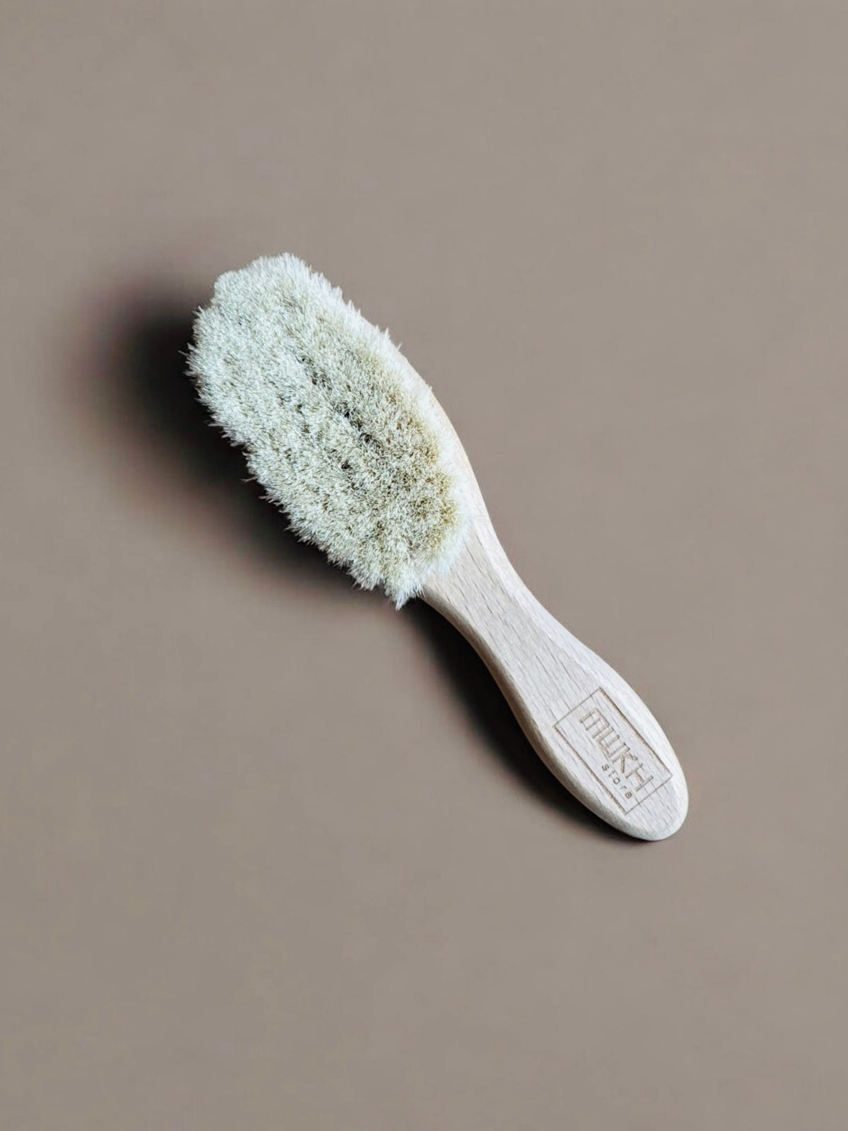 Soft Baby Hairbrush with Natural Goat Hair