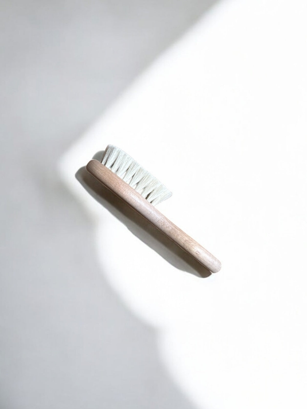 Soft Baby Hairbrush with Natural Goat Hair
