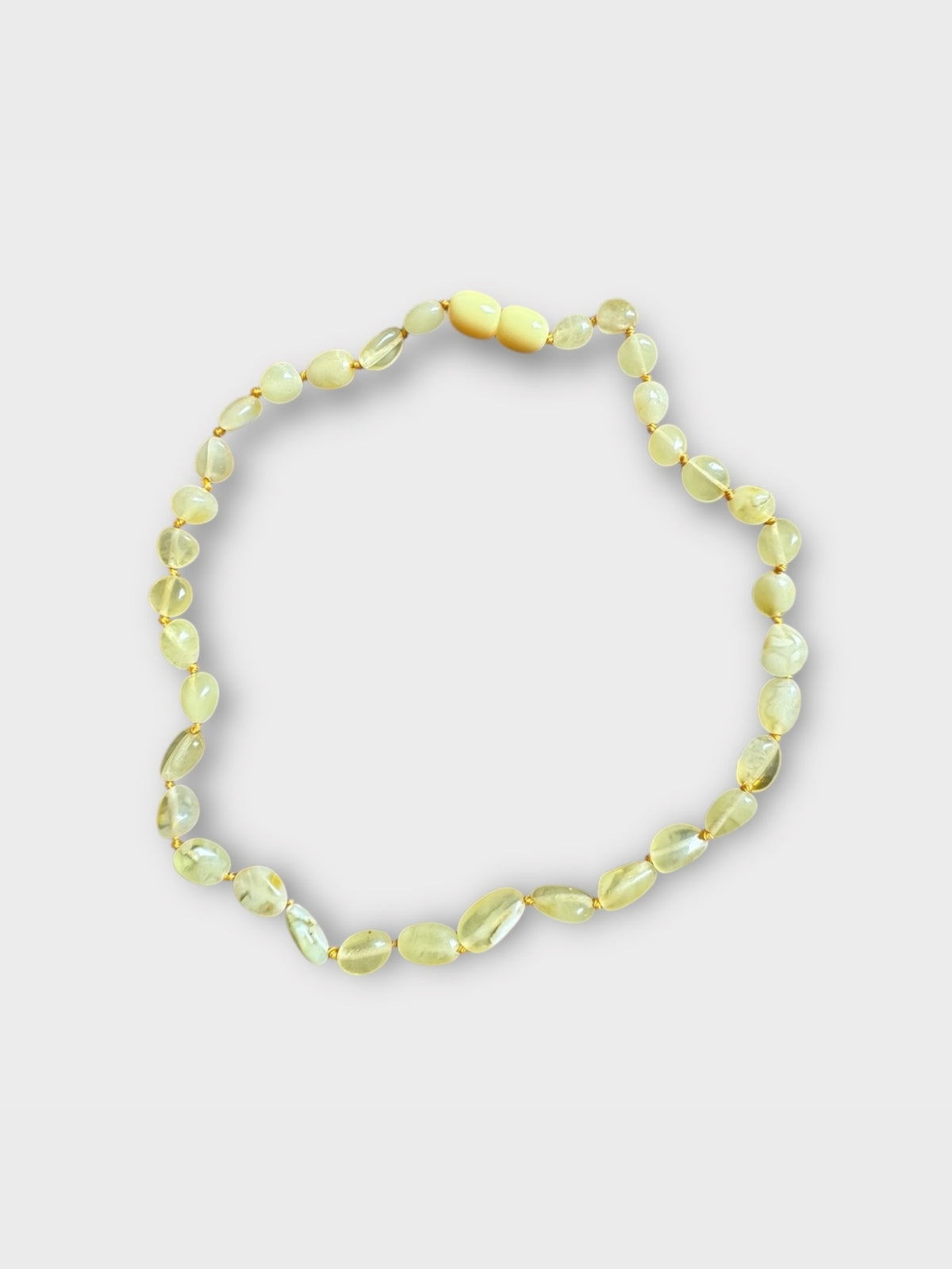 Baltic Amber Baby Necklace 32cm Lemon