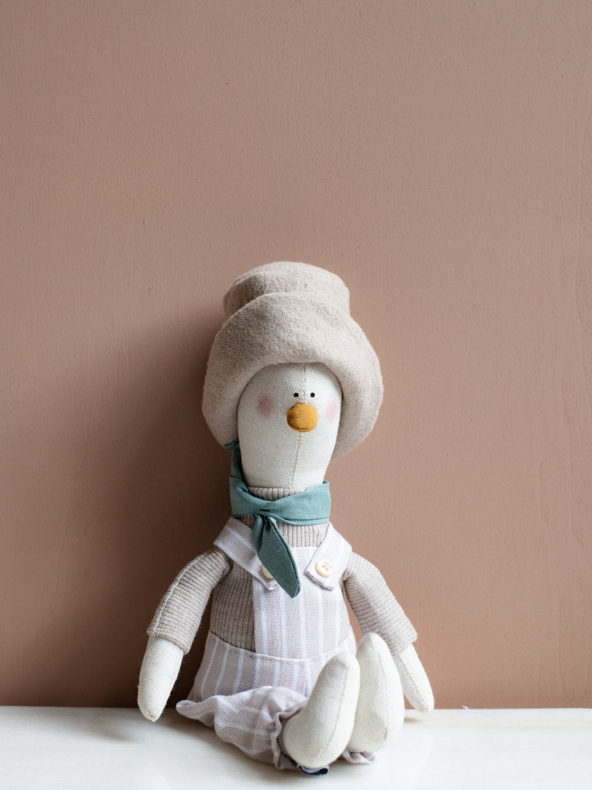 Mr. Duck. Handmade Soft Toy (30 cm)