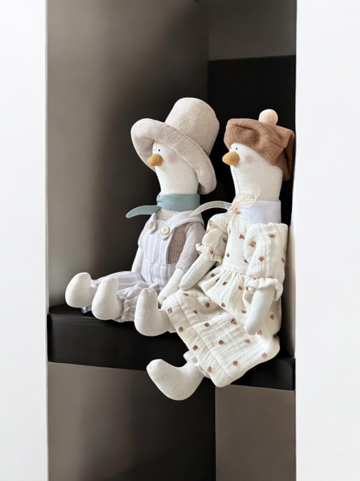 Mr. Duck. Handmade Soft Toy (30 cm)