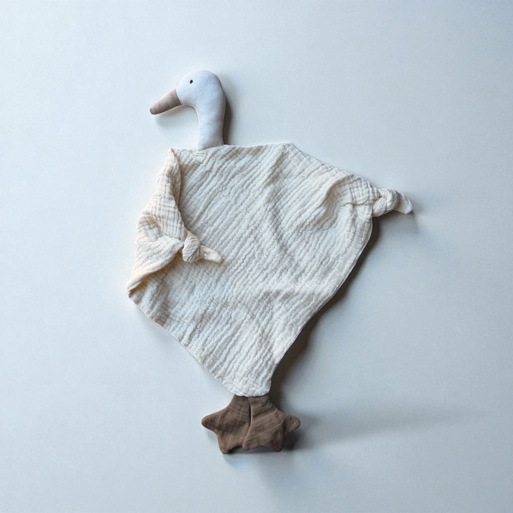 Soft organic muslin duck comforter